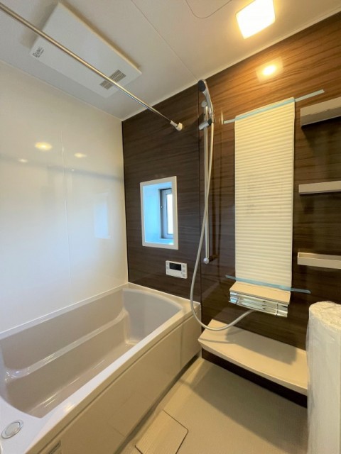 惚れ惚れしちゃうくらいきれいな浴室。