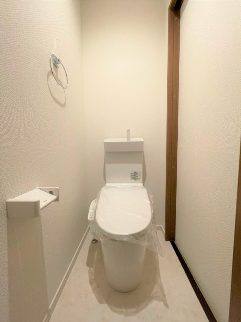 トイレもピカピカ。