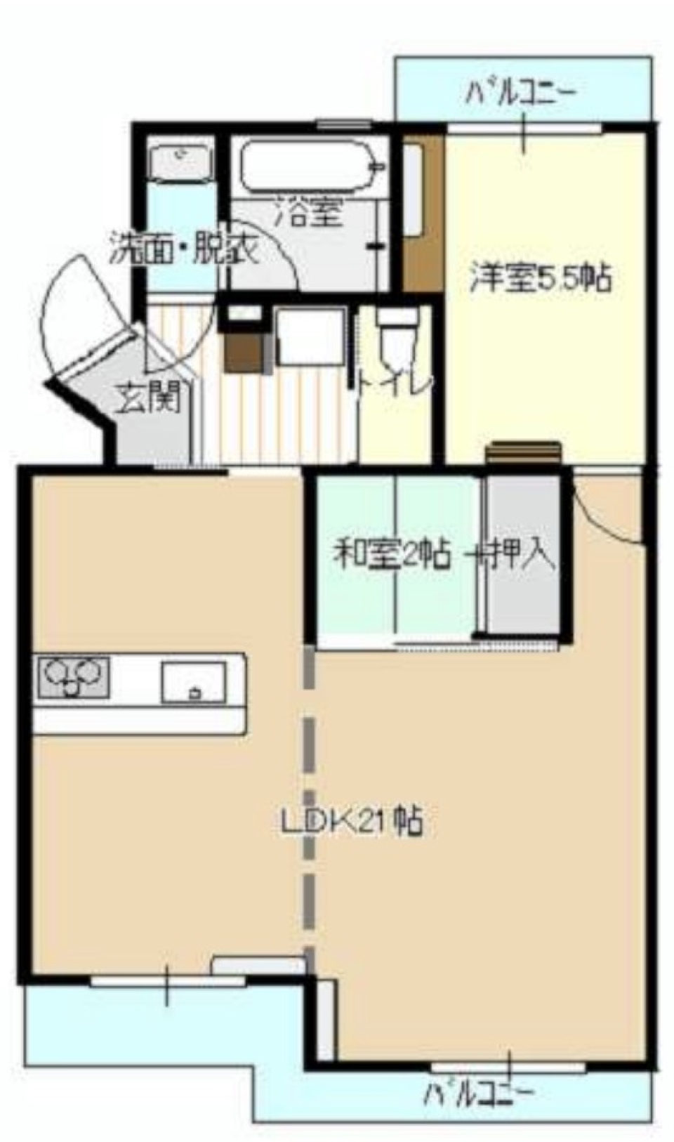 素敵ジャパンディの間取り図
