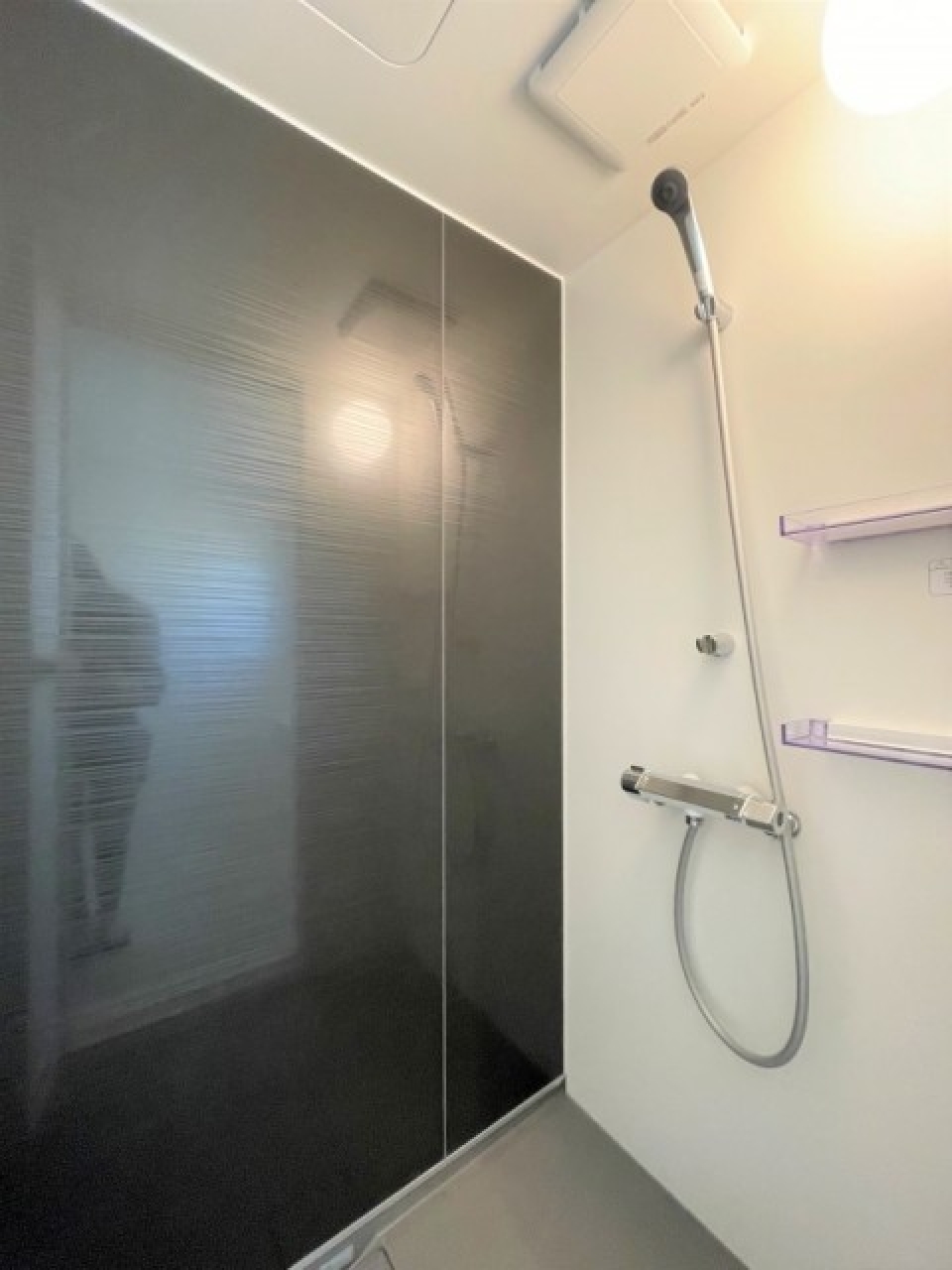 シャワーのみでお掃除楽々