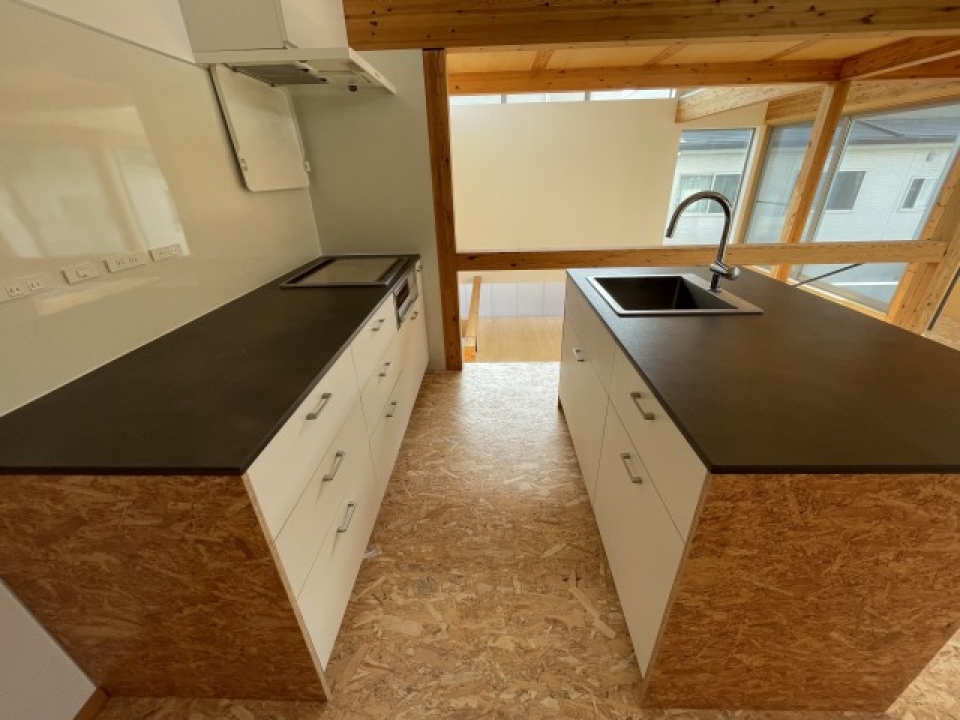 最近人気のデュエタイプ。調理中は集中して、洗い物中はおしゃべりして。