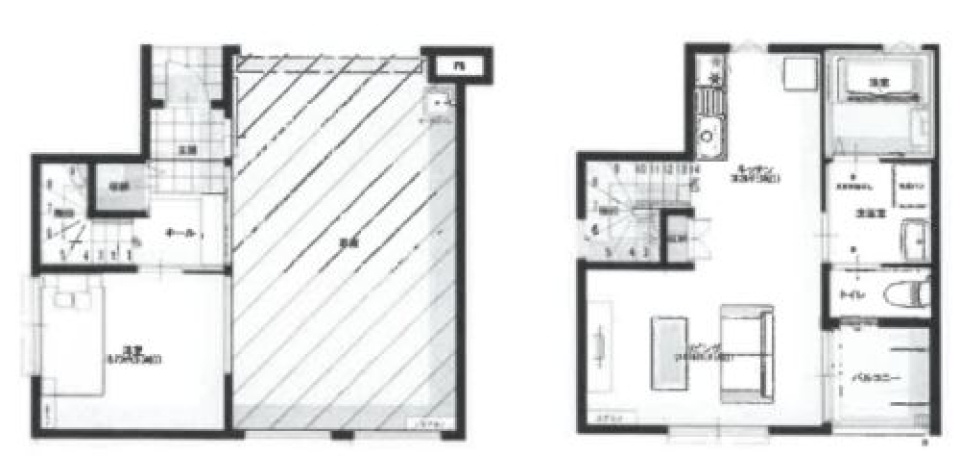 愛車にウットリ夢心地の間取り図