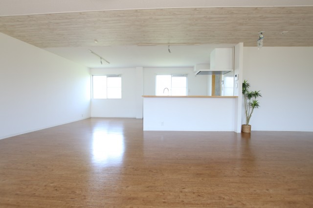 こんなに広いLDKは初めてです。