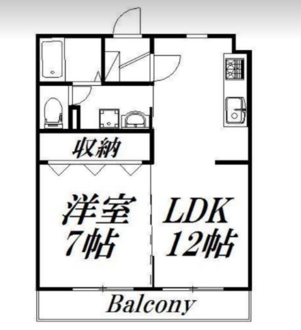 スタイリッシュ大人モダンROOMの間取り図