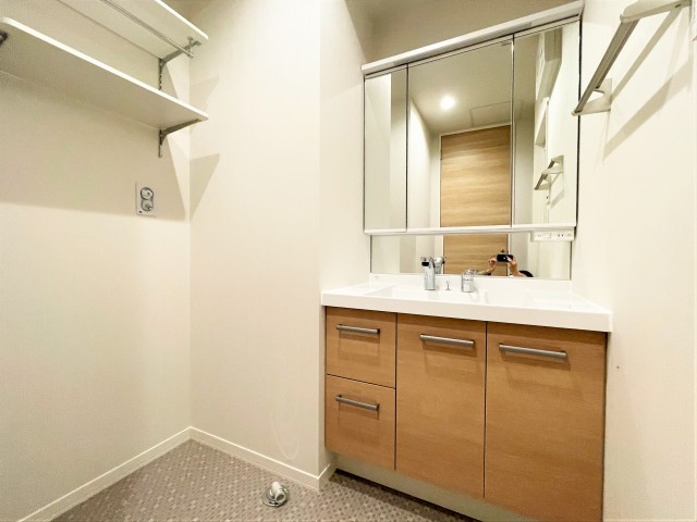 洗面脱衣所も機能性ばっちり