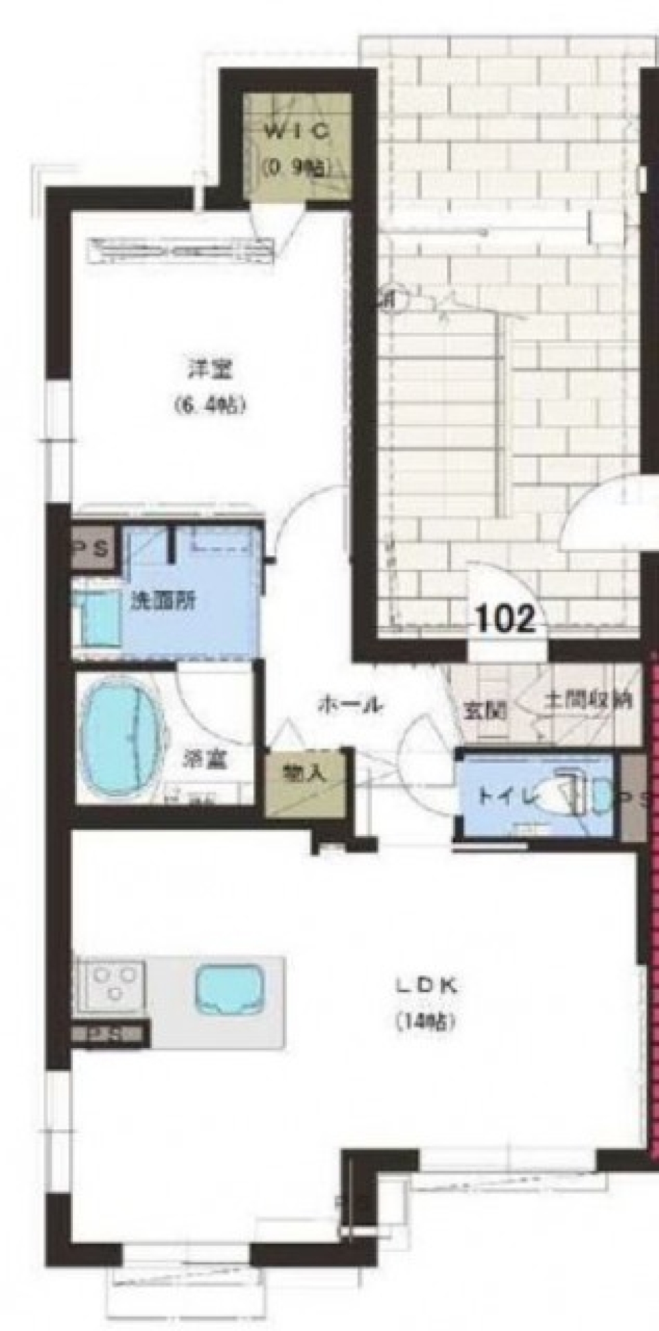 ZEHマンションとは？の間取り図