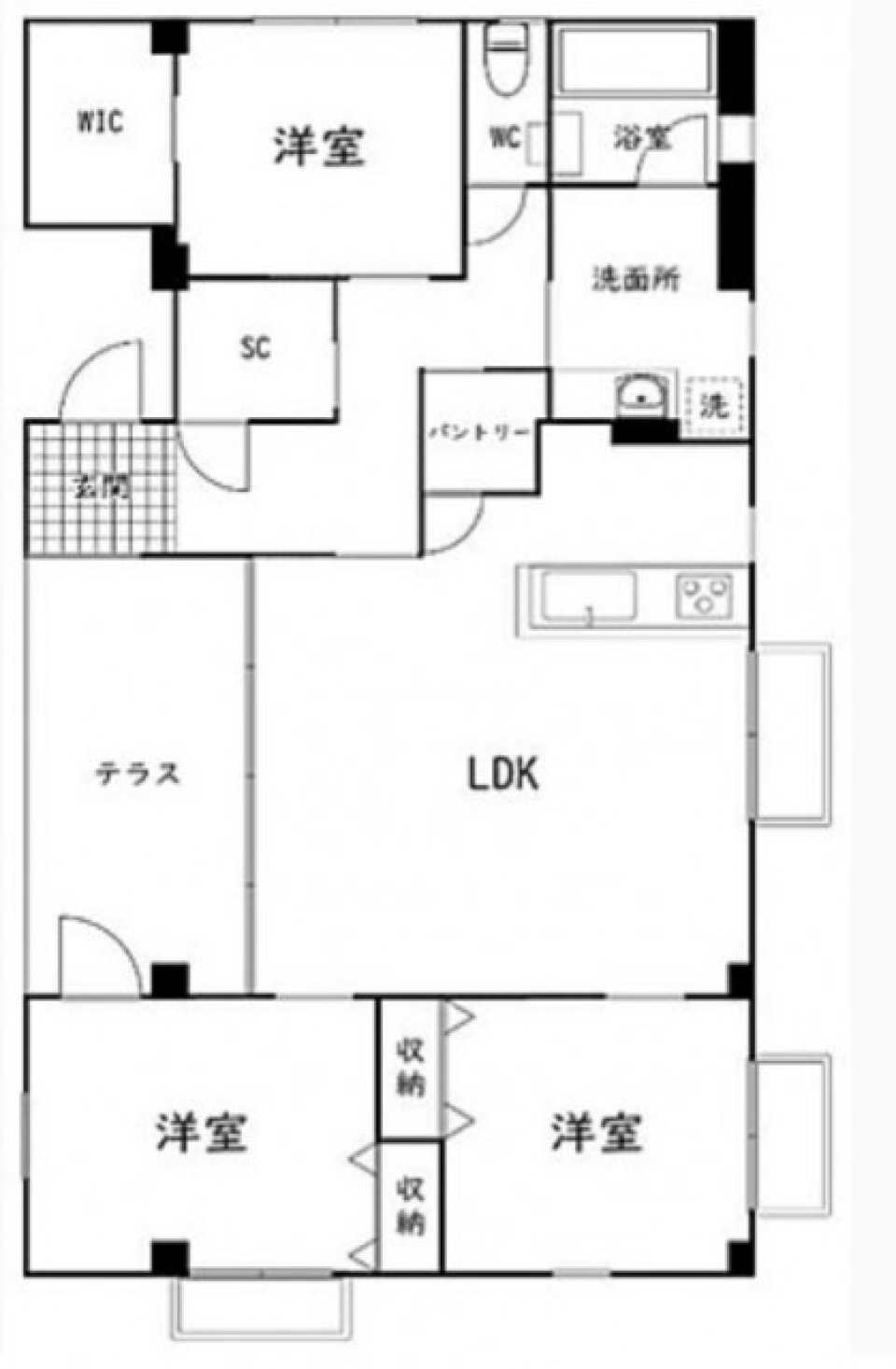 ハイクラスとはの間取り図