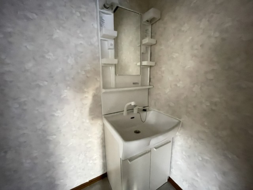 洗面所のようす。