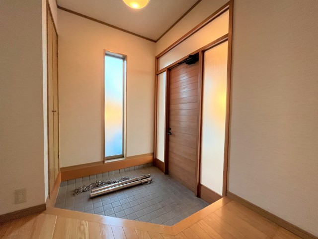 ゆったりとした玄関。