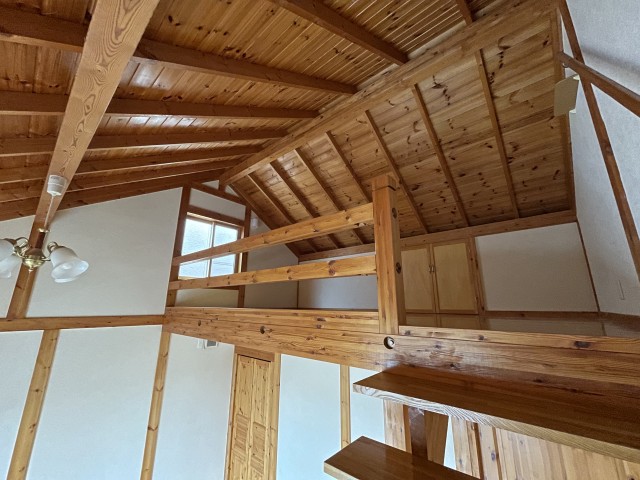 ロフト上部の様子。