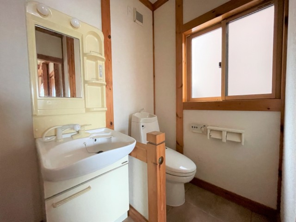 洗面所のようす。