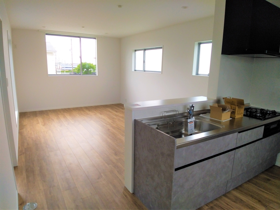 キッチンから見た様子。