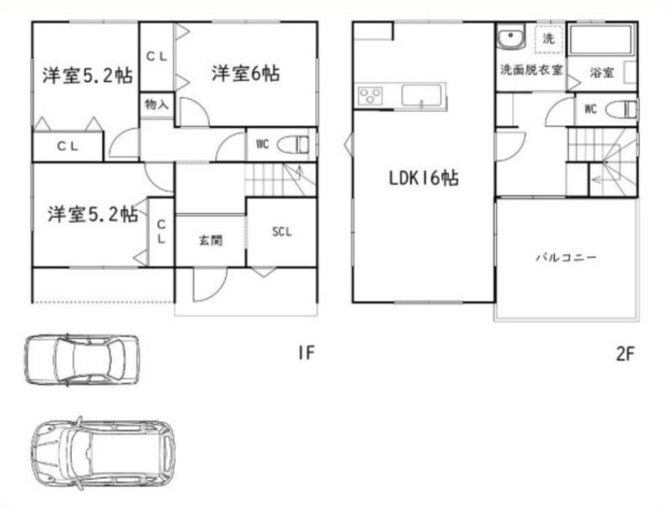 【速報!】浜松市和合町に新築一戸建て賃貸！！の間取り図