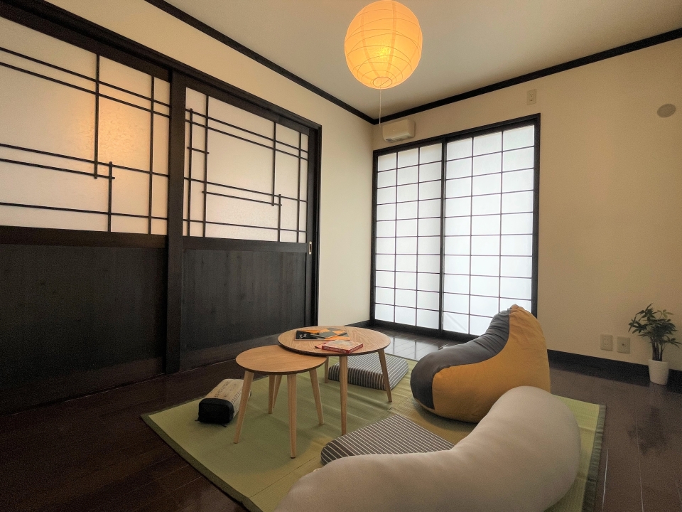 6帖の洋室。LDKとつながります。