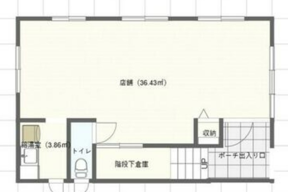 【店舗・事務所】頭の中をカタチにの間取り図