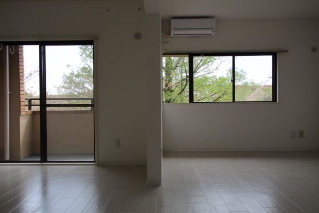 これからの季節は新緑が楽しめる。