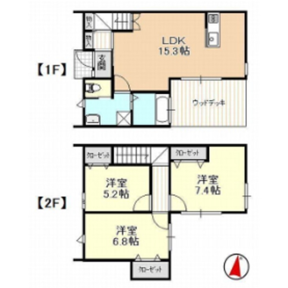 人気のエリアで便利なおうち！の間取り図
