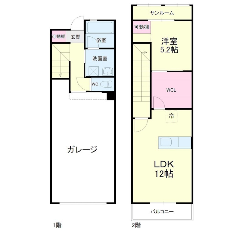 夢がもりもり［ガレージ］の間取り図