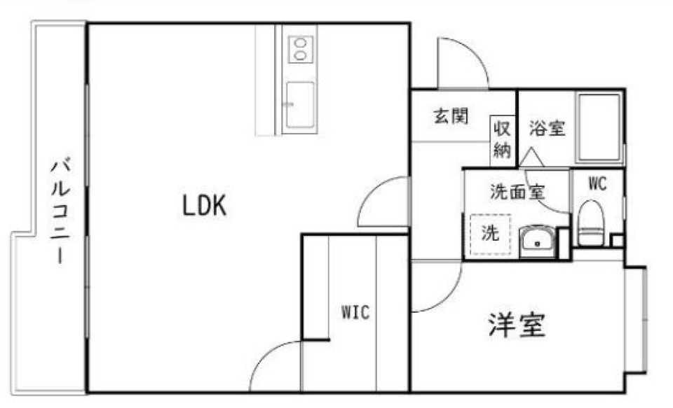 白&times;木の間取り図