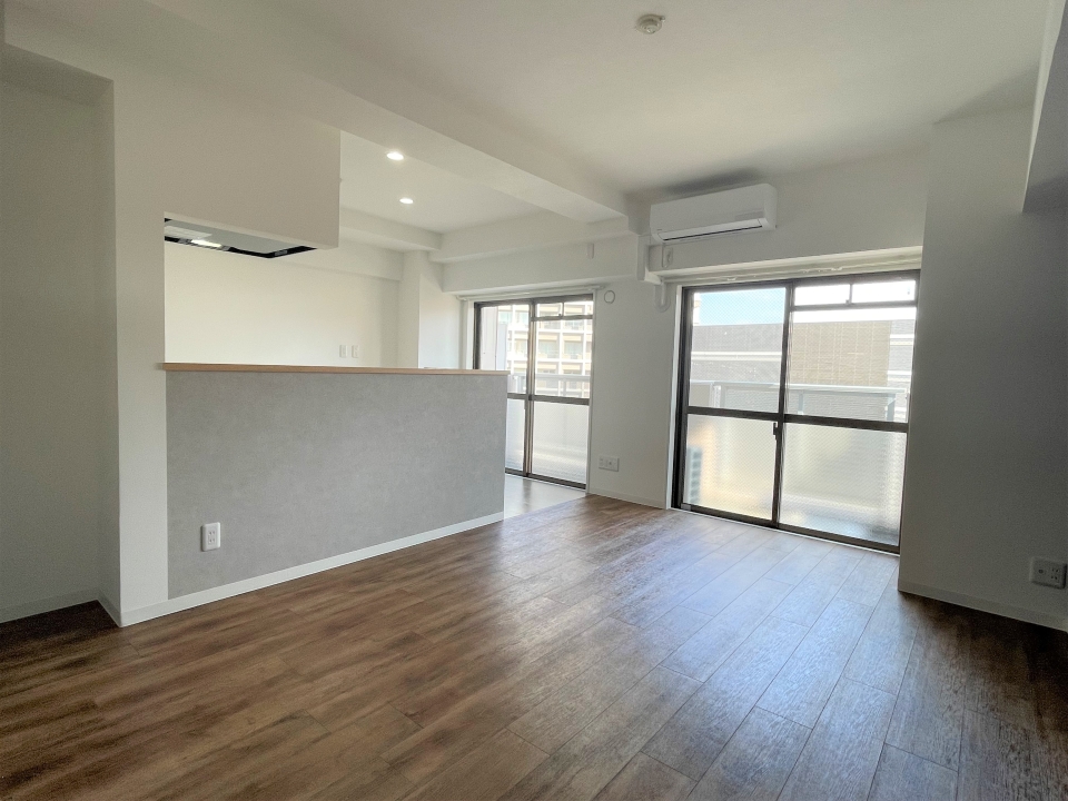 キッチンがドンとあります