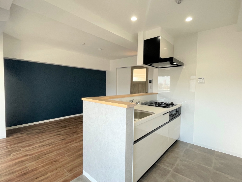 料理も楽しくなるカウンターキッチン