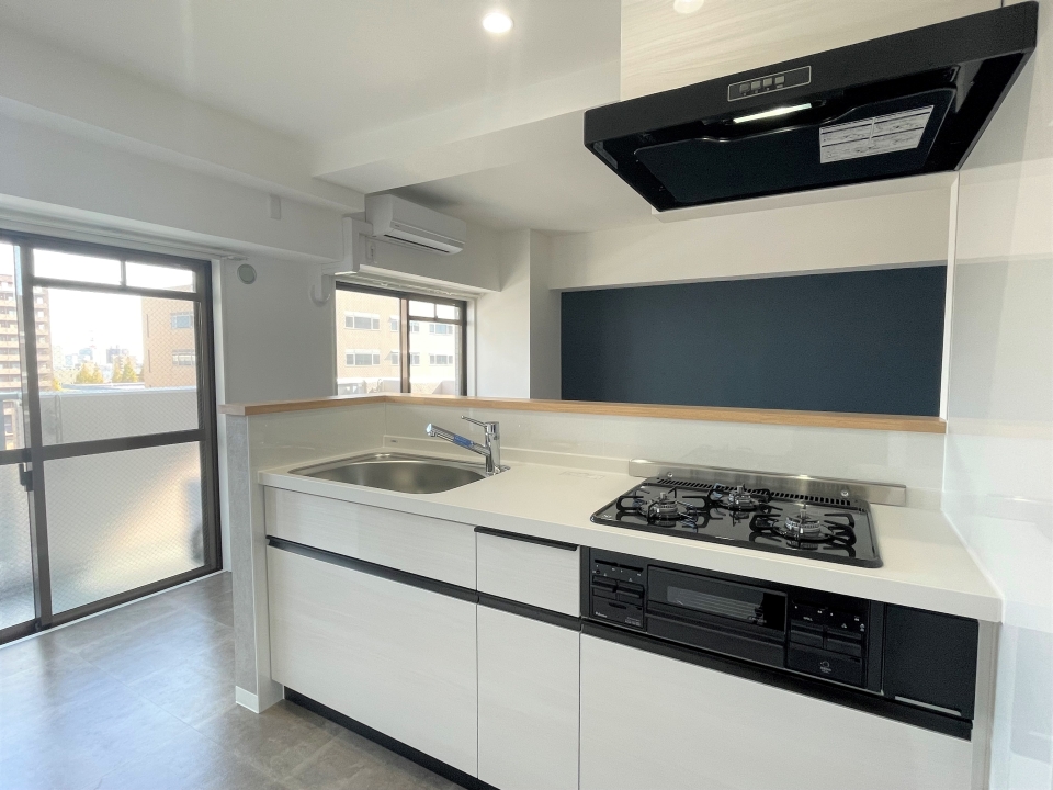 3口コンロで料理も捗ります！