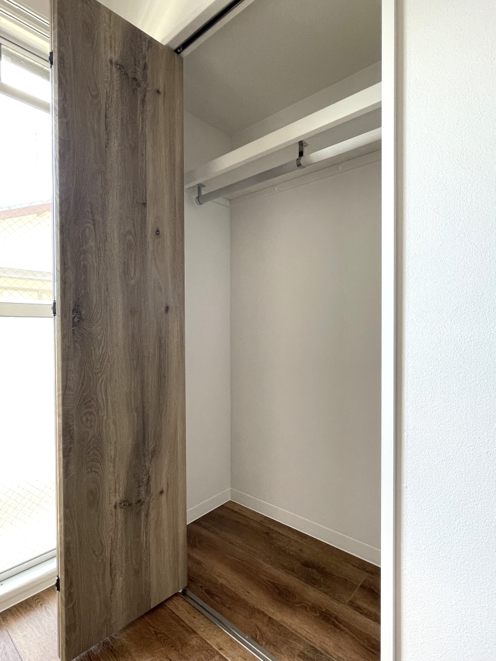 小さめですがクローゼット付です