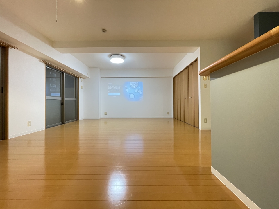 奥行きは約5.5ｍのリビング