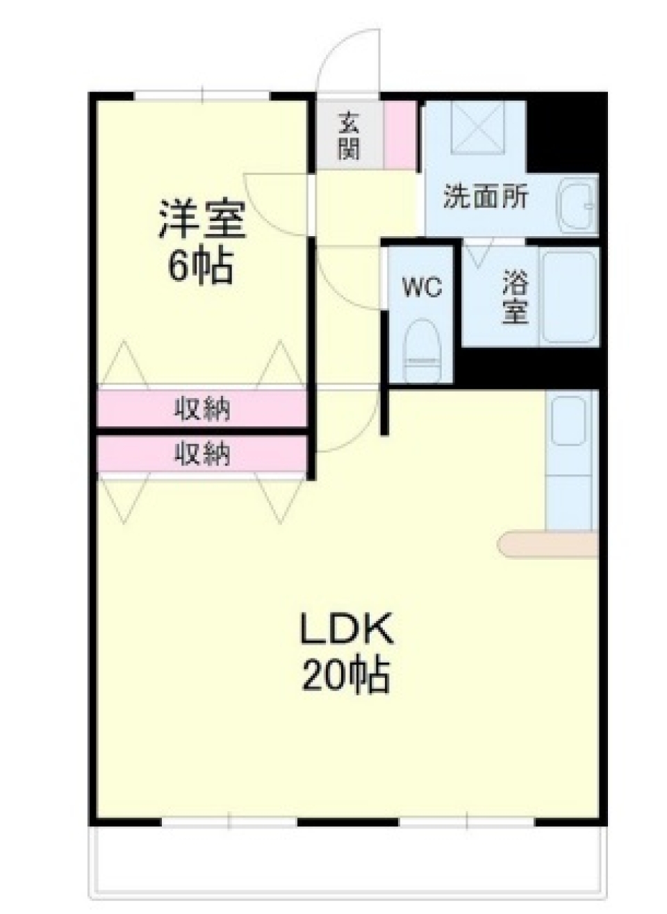 広さで勝負、だけじゃない［ペット可］の間取り図