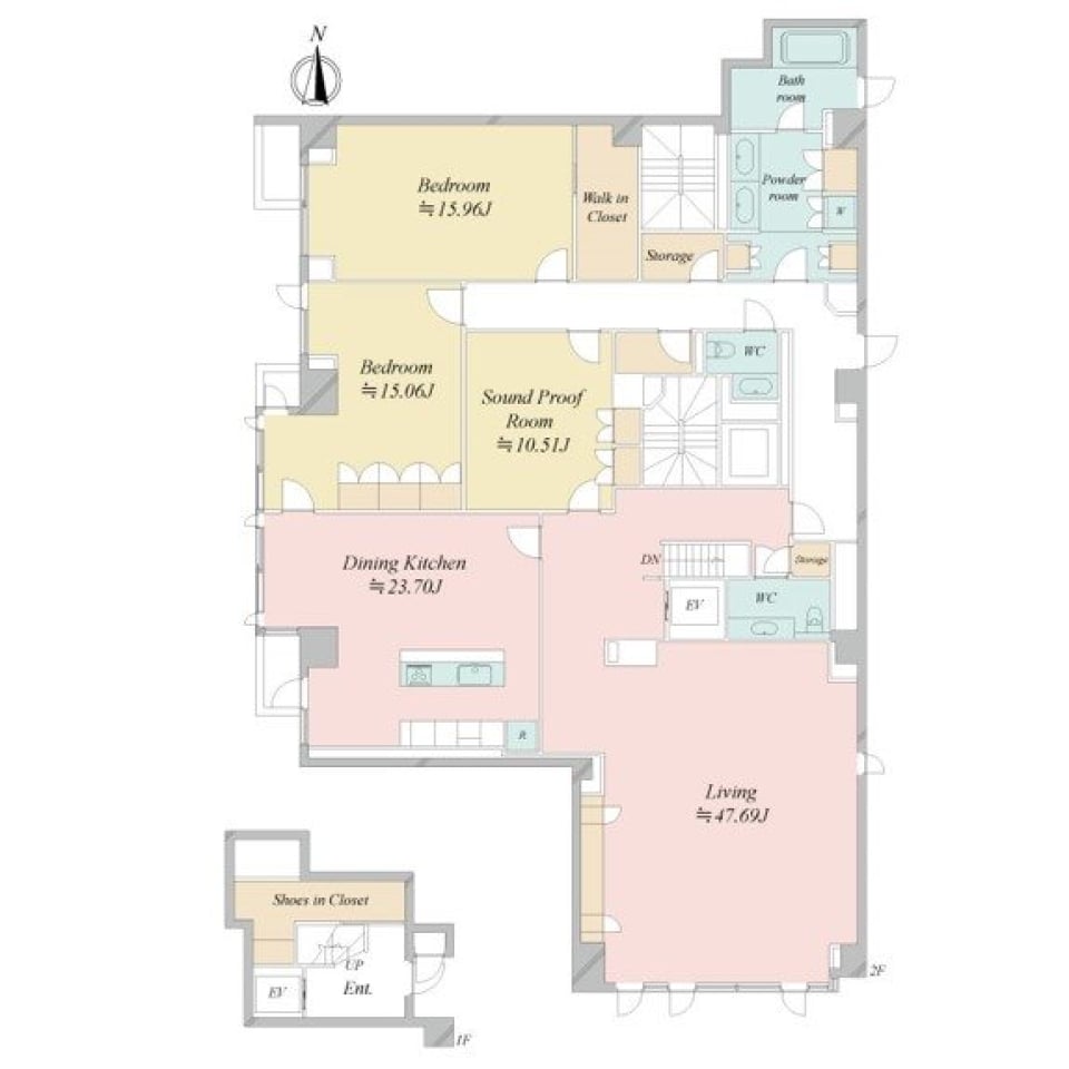 【防音室付き】プレミアム住戸、募集開始しましたの間取り図