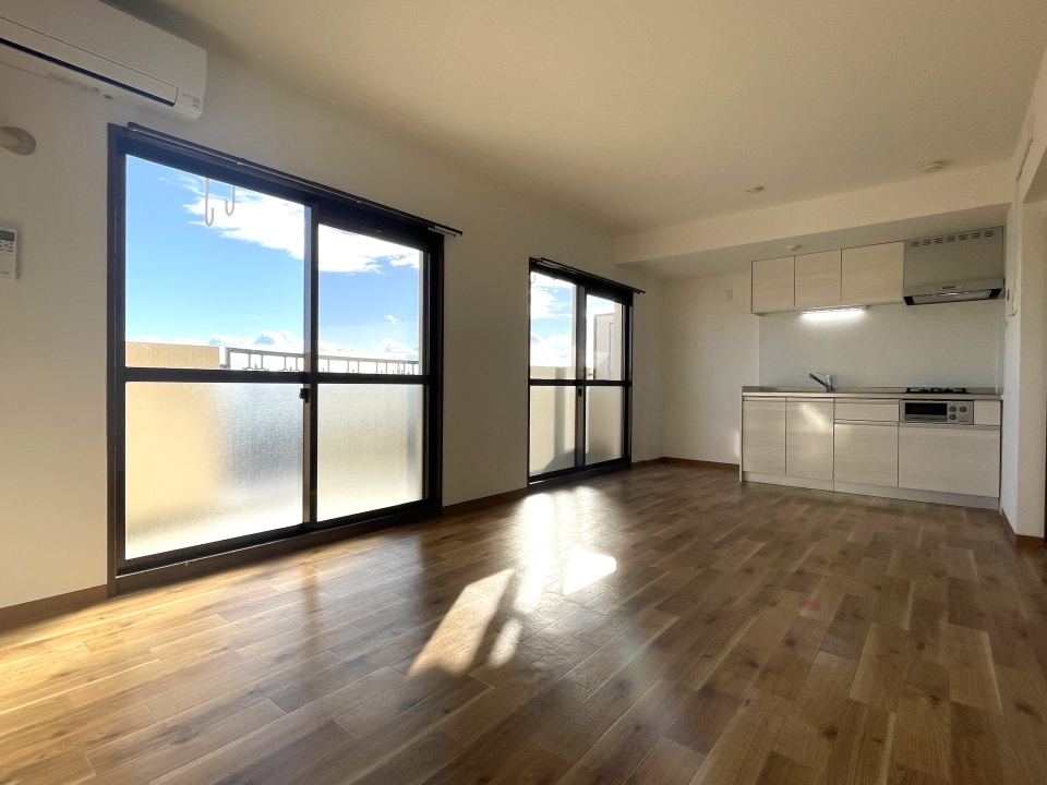 オープンキッチンなので広々としています。