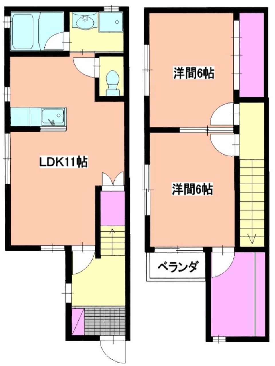 ぴったりハマる。JUSTな家の間取り図