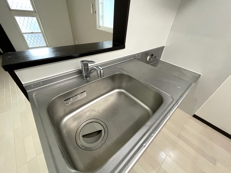 シンクも充分な大きさ。