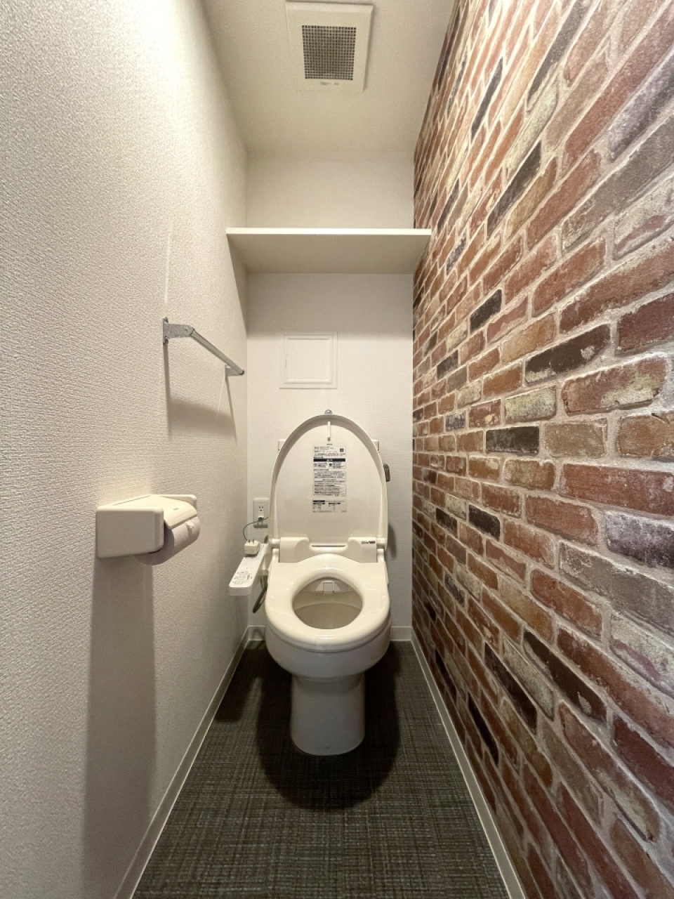 トイレはレンガ調！おもしろ～い