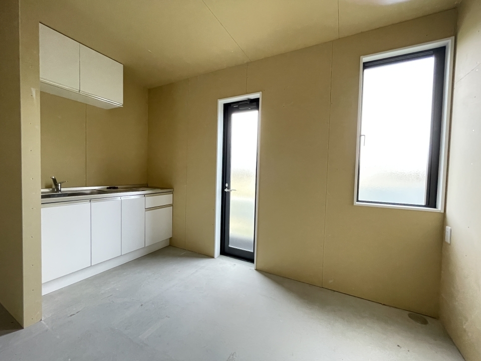 店舗奥には給湯スペース