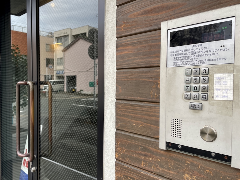 オートロックで安心。