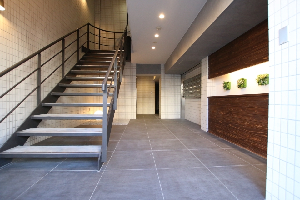 かっこいいエントランス。