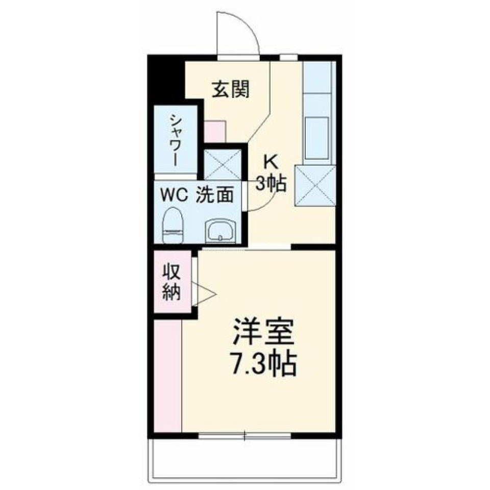 ひとり暮らしへの第一歩！の間取り図