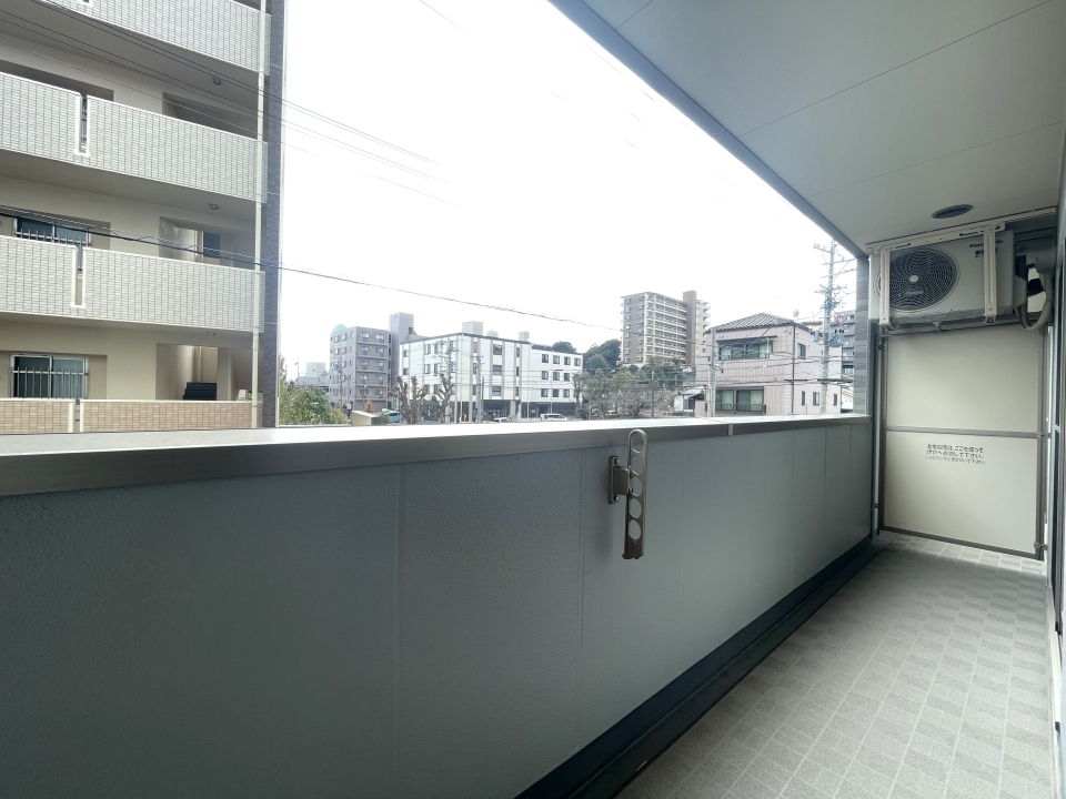 かなりゆとりのあるバルコニー♪