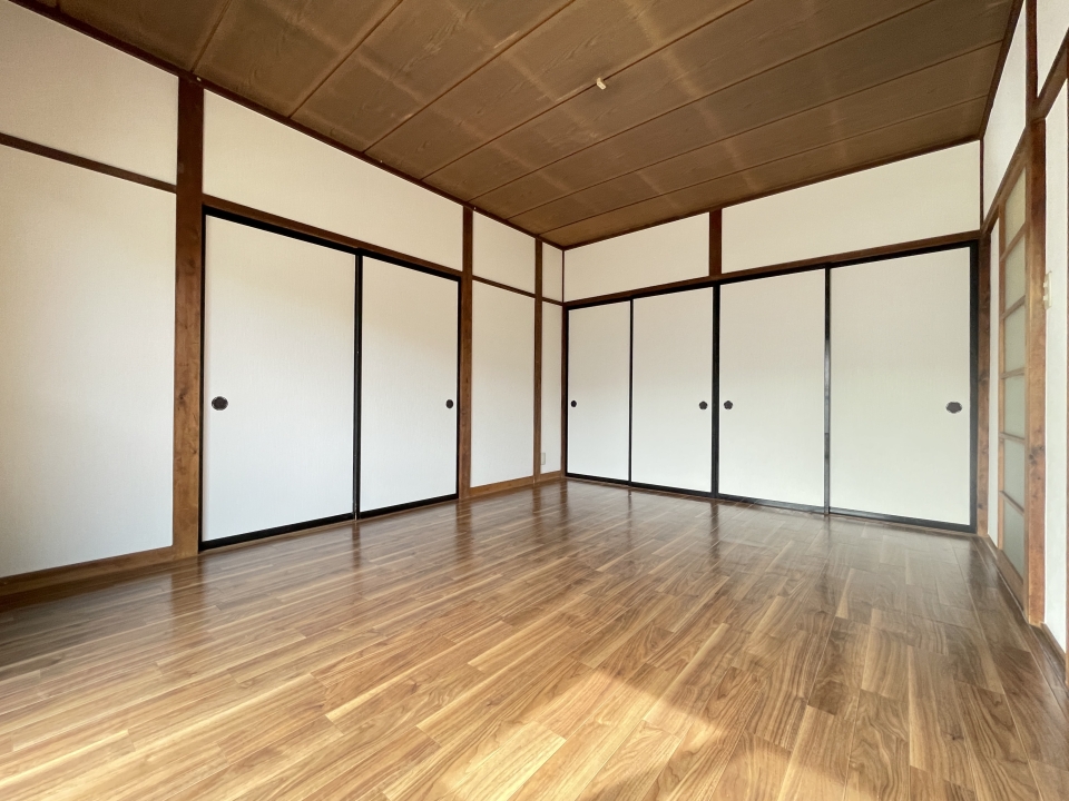 LDKとの境の襖を閉めたところ。