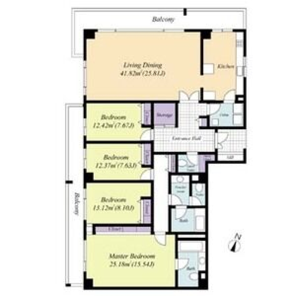 関西圏有数の高級住宅地で優雅に暮らすの間取り図