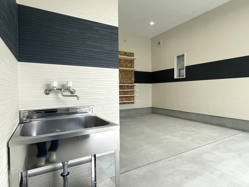 手洗い場付きなのが嬉しいですね