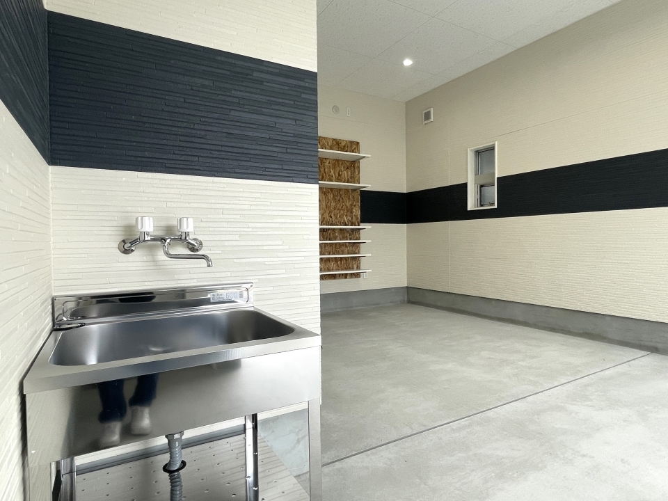 手洗い場付きなのが嬉しいですね