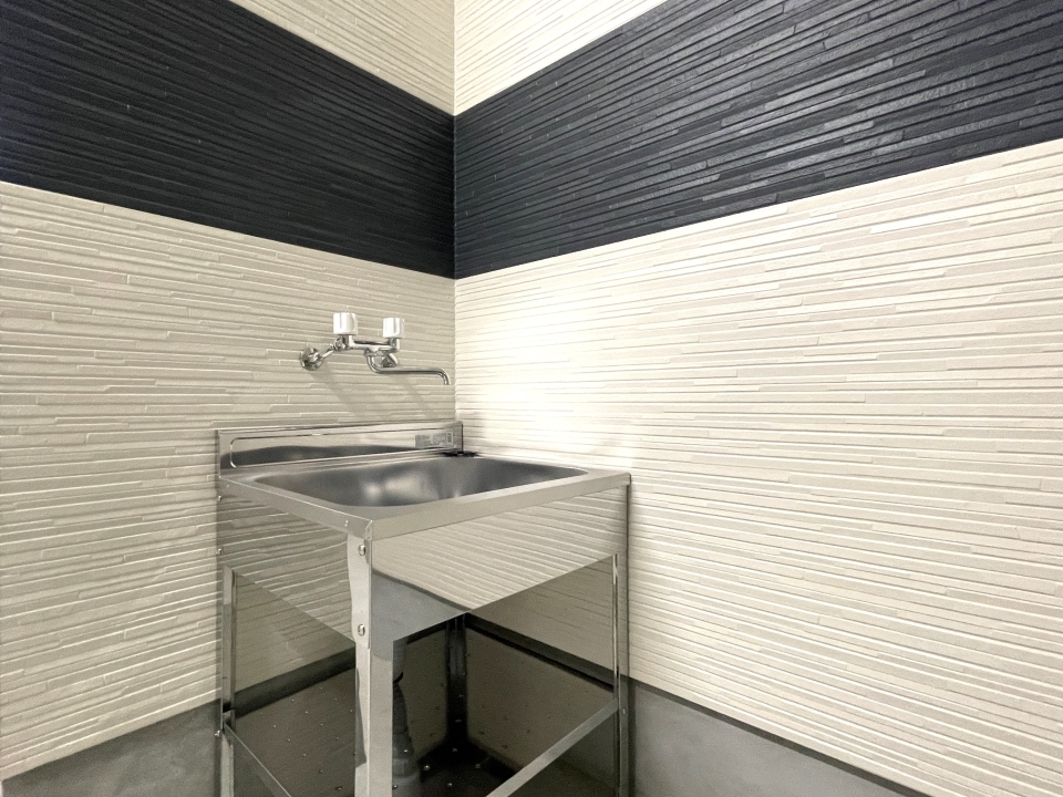 手洗い場付きなのが嬉しいですね