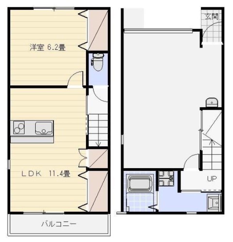 海を眺めに。の間取り図