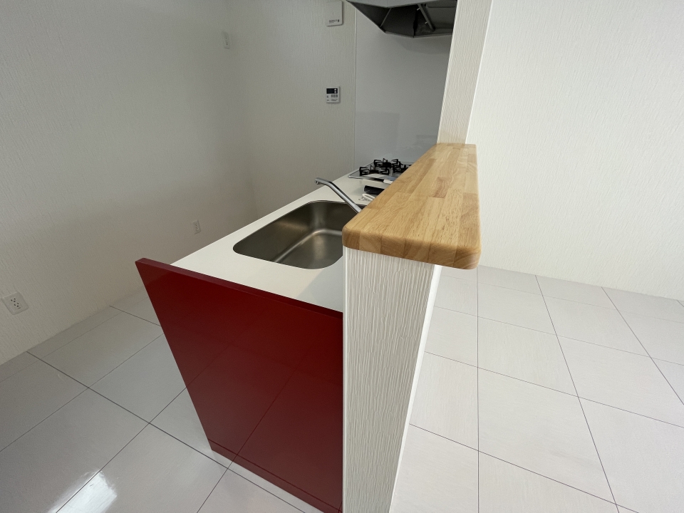 カウンターキッチンになっています。