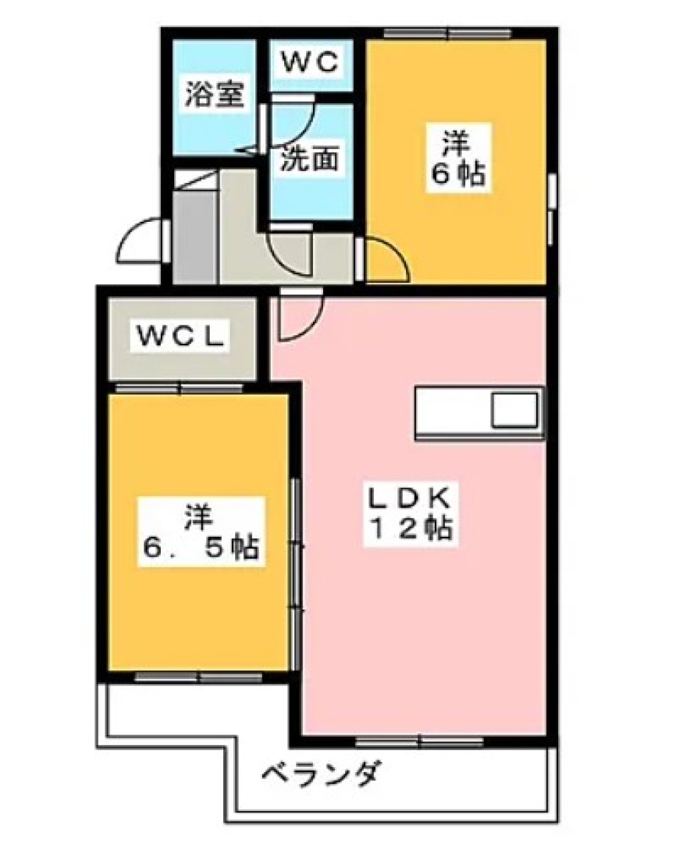 シックでスタイリッシュの間取り図