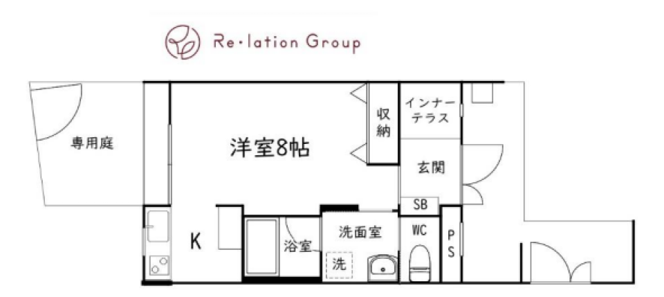 小さな相棒との気ままな暮らし［ペット可］の間取り図
