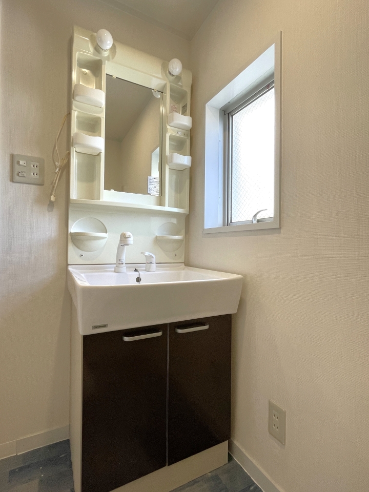 独立洗面台つきはうれしい