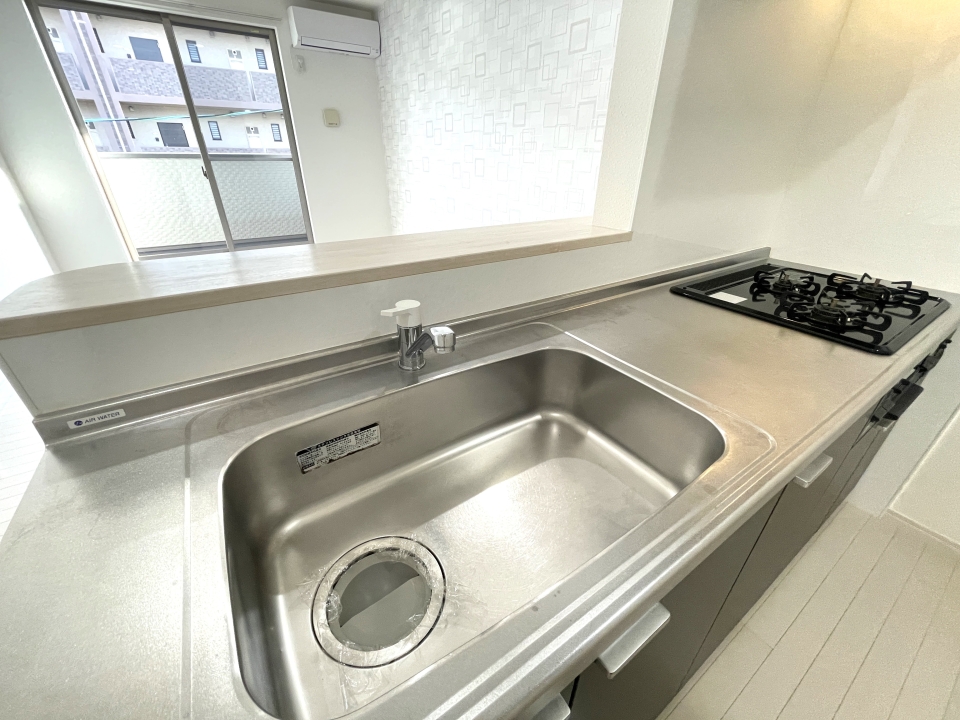 広々シンクでお料理も楽々♪